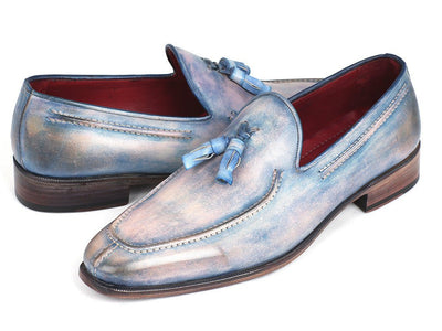 Paul Parkman Tassel Loafers Lila Hand - Painted (ID083 - LIL)