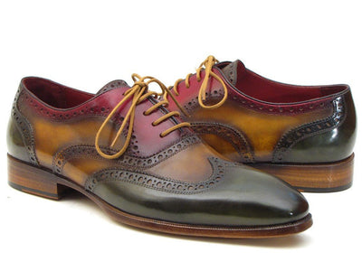 Paul Parkman Three Tone Wingtip Oxfords (IDPP22F75)