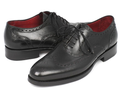 Paul Parkman Wingtip Oxford Goodyear Welted Black (ID027 - BLK)