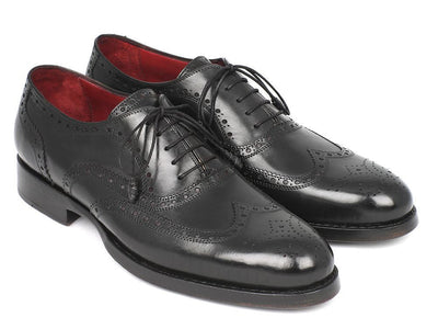 Paul Parkman Wingtip Oxford Goodyear Welted Black (ID027 - BLK)