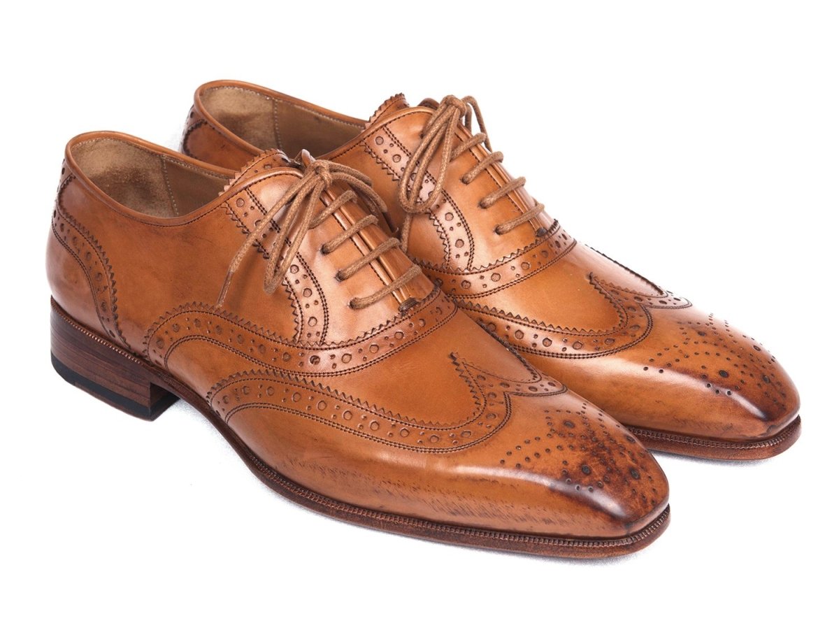 Paul Parkman Wingtip Oxfords Cognac (ID5447 - CGN)