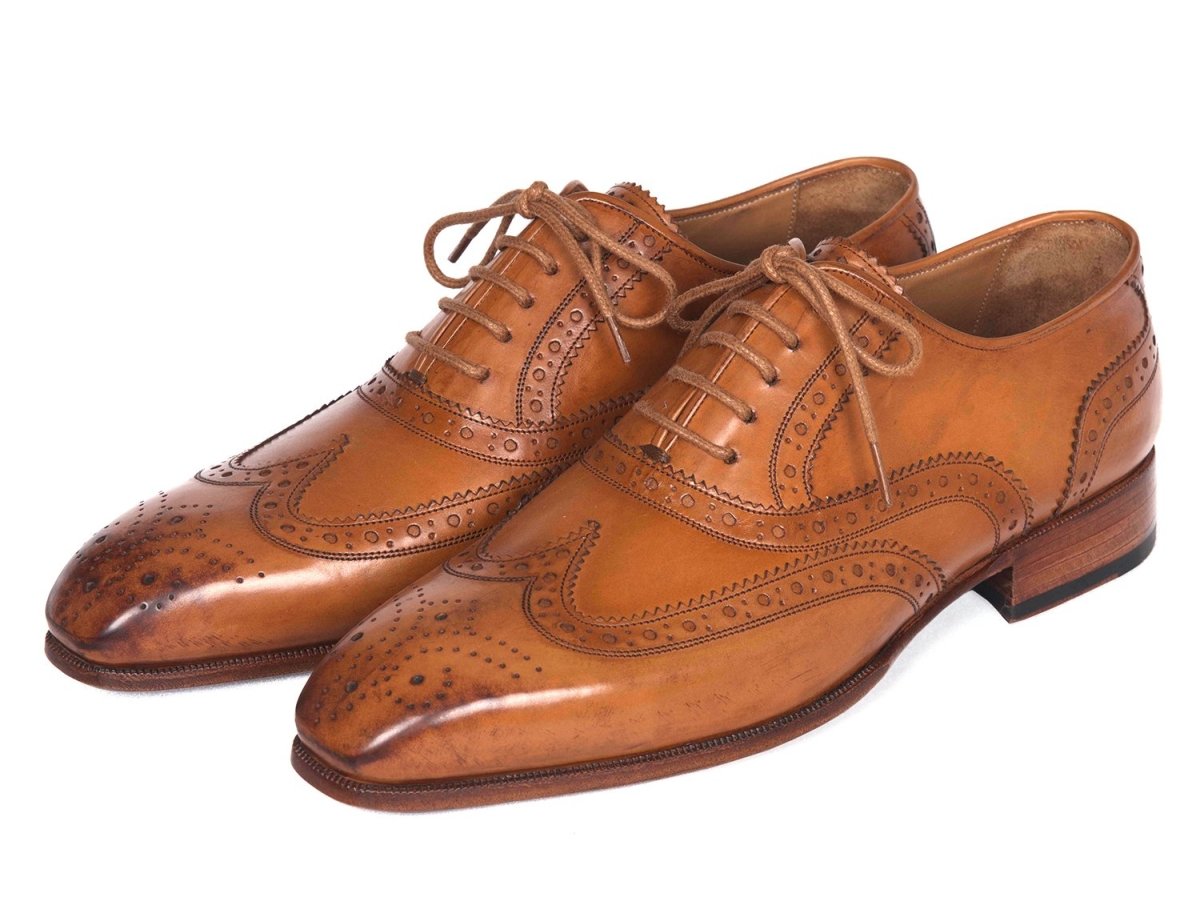 Paul Parkman Wingtip Oxfords Cognac (ID5447 - CGN)