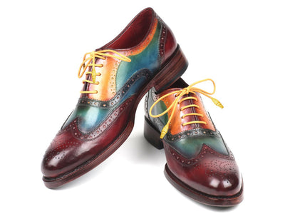 Paul Parkman Wingtip Oxfords Goodyear Welted Multicolor (ID027 - MIX)