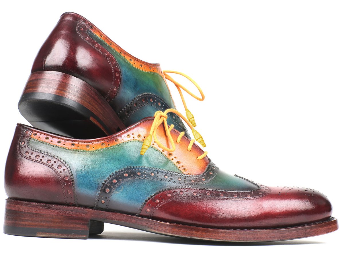 Paul Parkman Wingtip Oxfords Goodyear Welted Multicolor (ID027 - MIX)