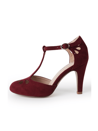 Pepper | Burgundy Suede