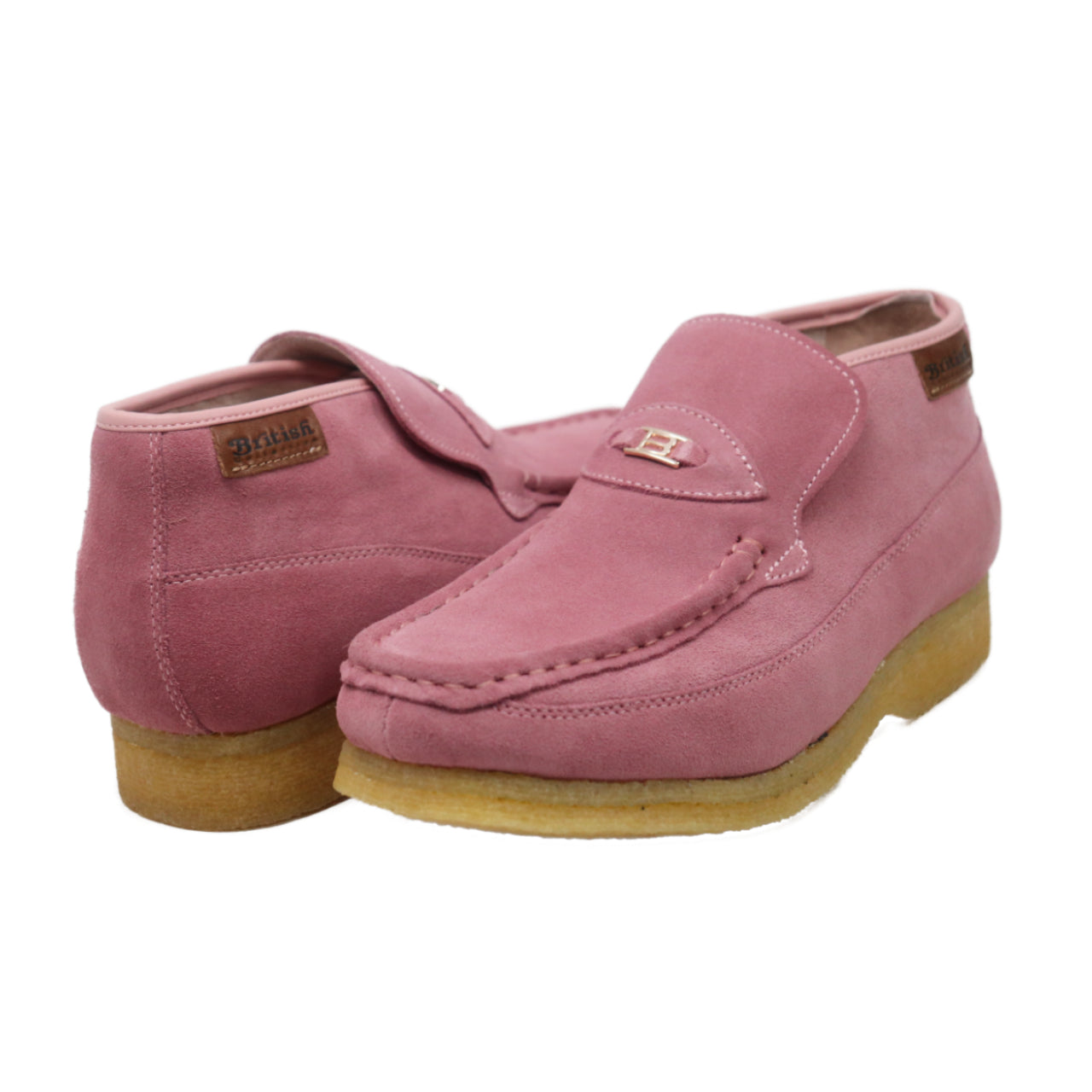 British Walkers BWB Men's Suede Slip On Shoes view 32