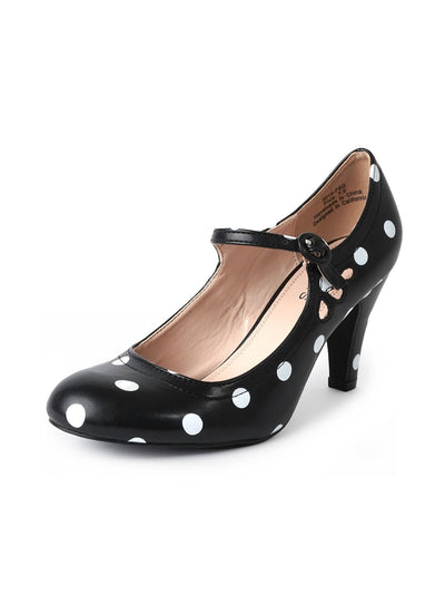 Pixie | Black/White Polka Dot