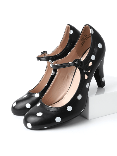 Pixie | Black/White Polka Dot