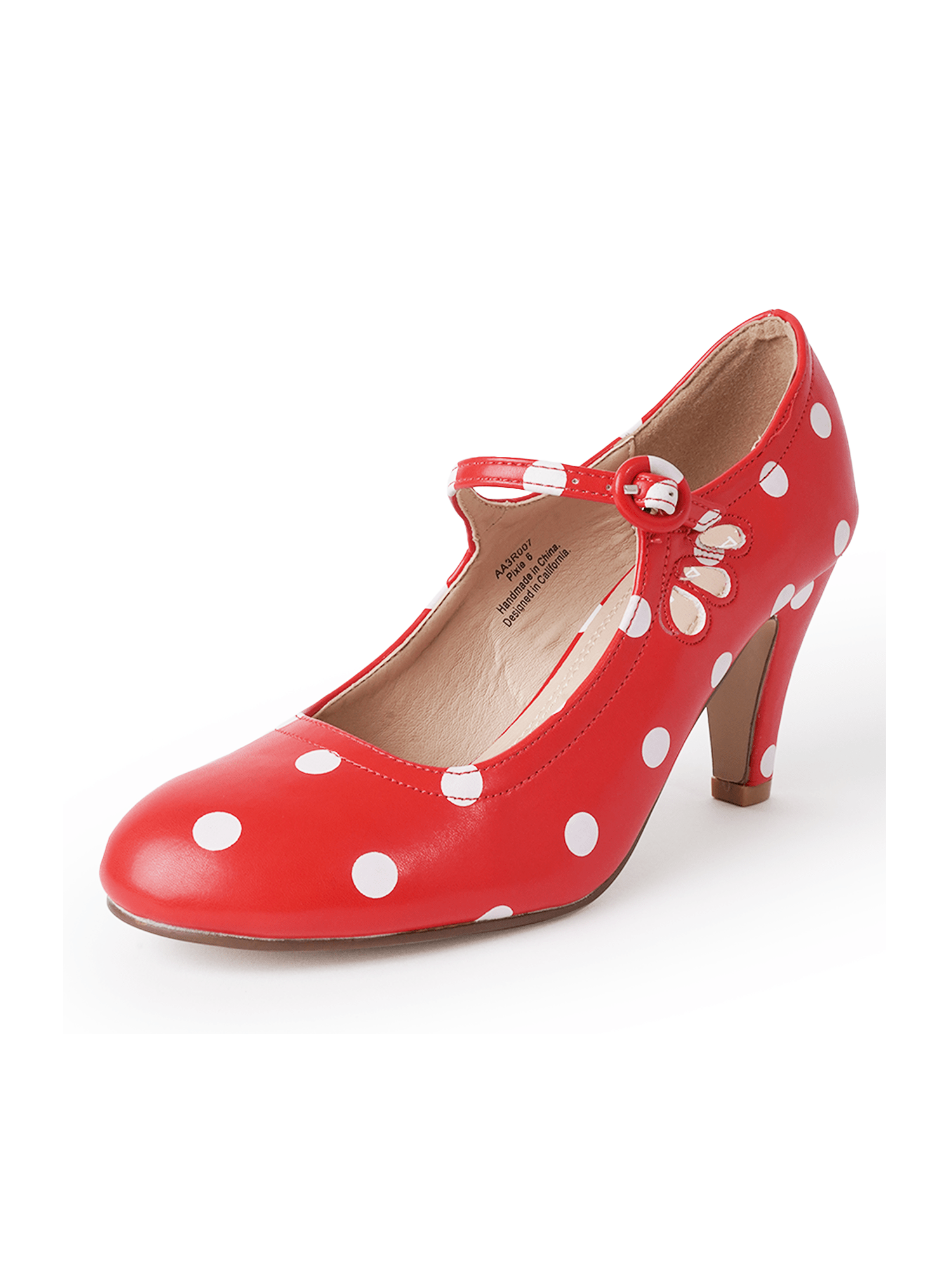 Pixie | Red/White Polka Dot