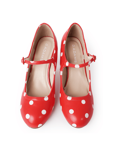 Pixie | Red/White Polka Dot