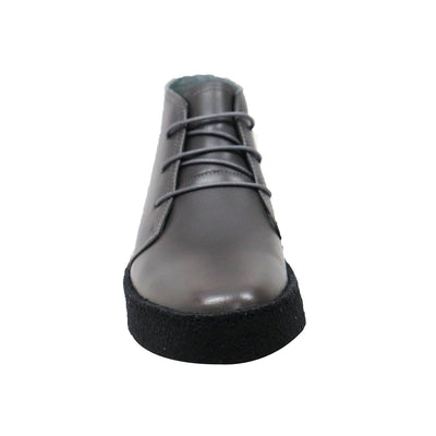 British Walkers Playboy Original Men's High Top Black Leather Shoes with Gummy Soles view 31