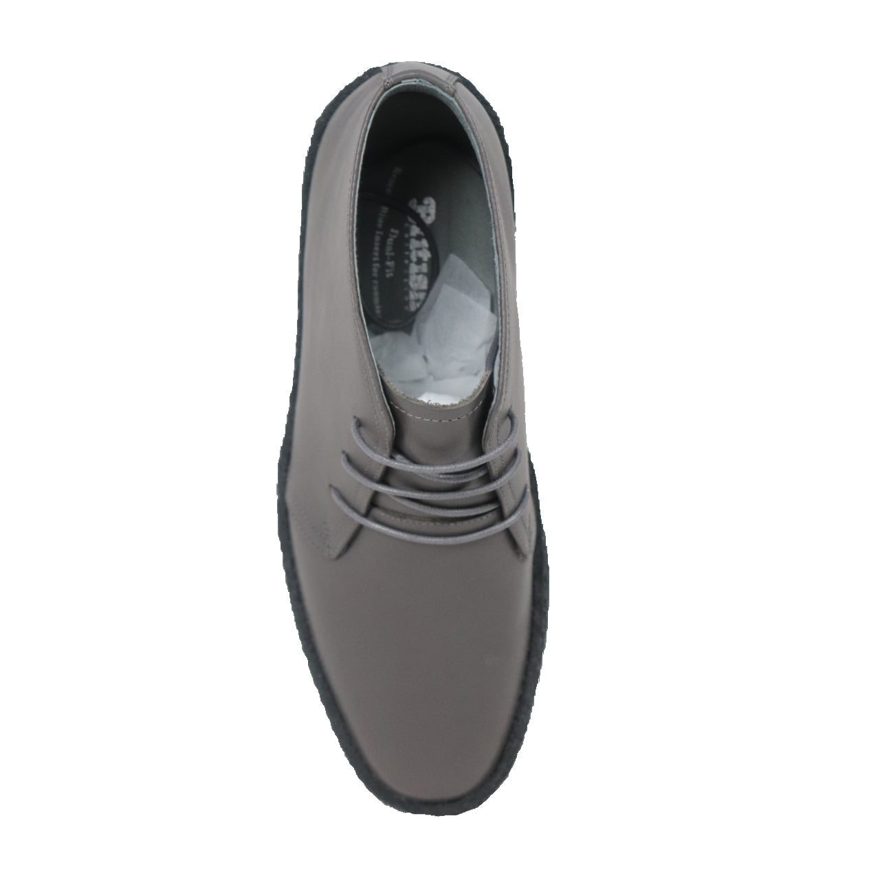 British Walkers Playboy Original Men's High Top Black Leather Shoes with Gummy Soles view 29