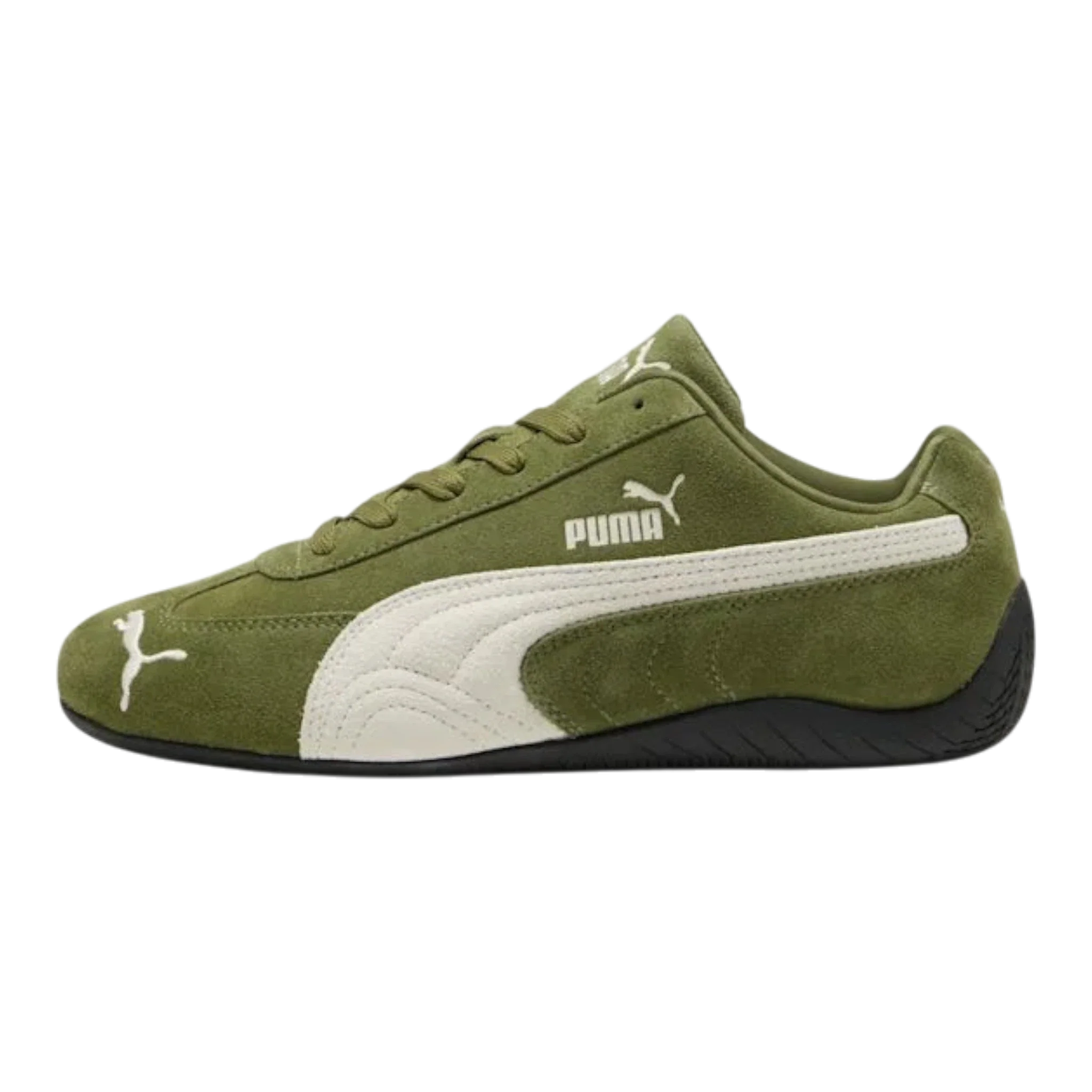 PUMA Speedcat OG Men's Sneakers — Green Suede Low-Top
