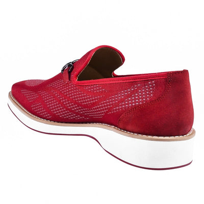 Liberty Zeno Powerball Textile Printed Red Bottom Casual Shoes For Men