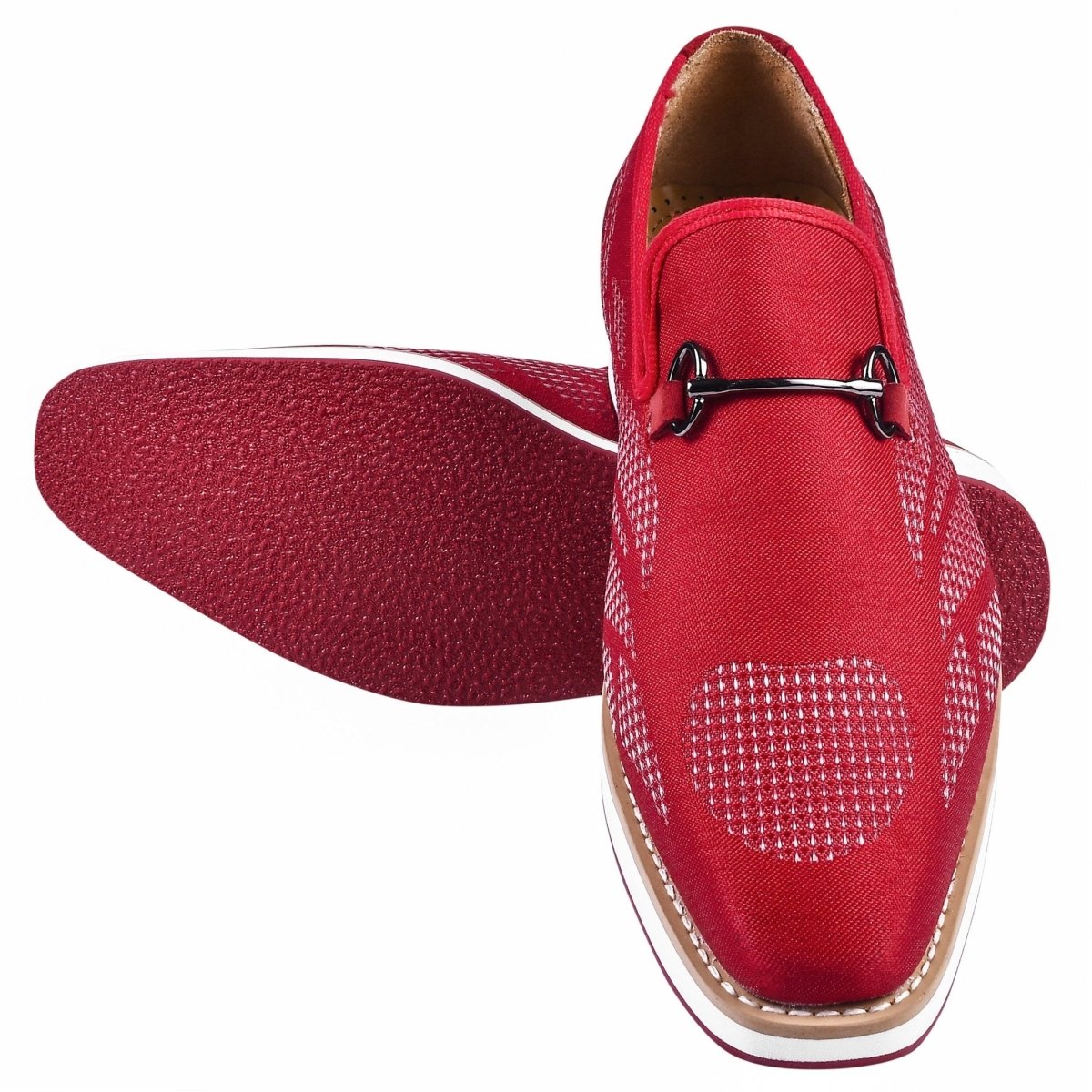 Liberty Zeno Powerball Textile Printed Red Bottom Casual Shoes For Men