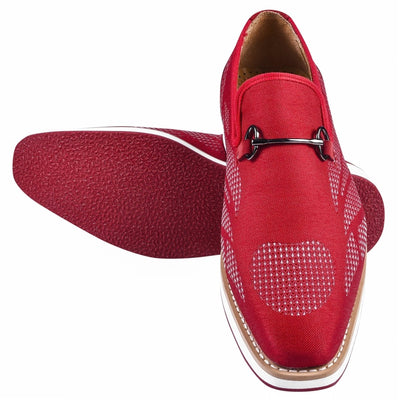 Liberty Zeno Powerball Textile Printed Red Bottom Casual Shoes For Men