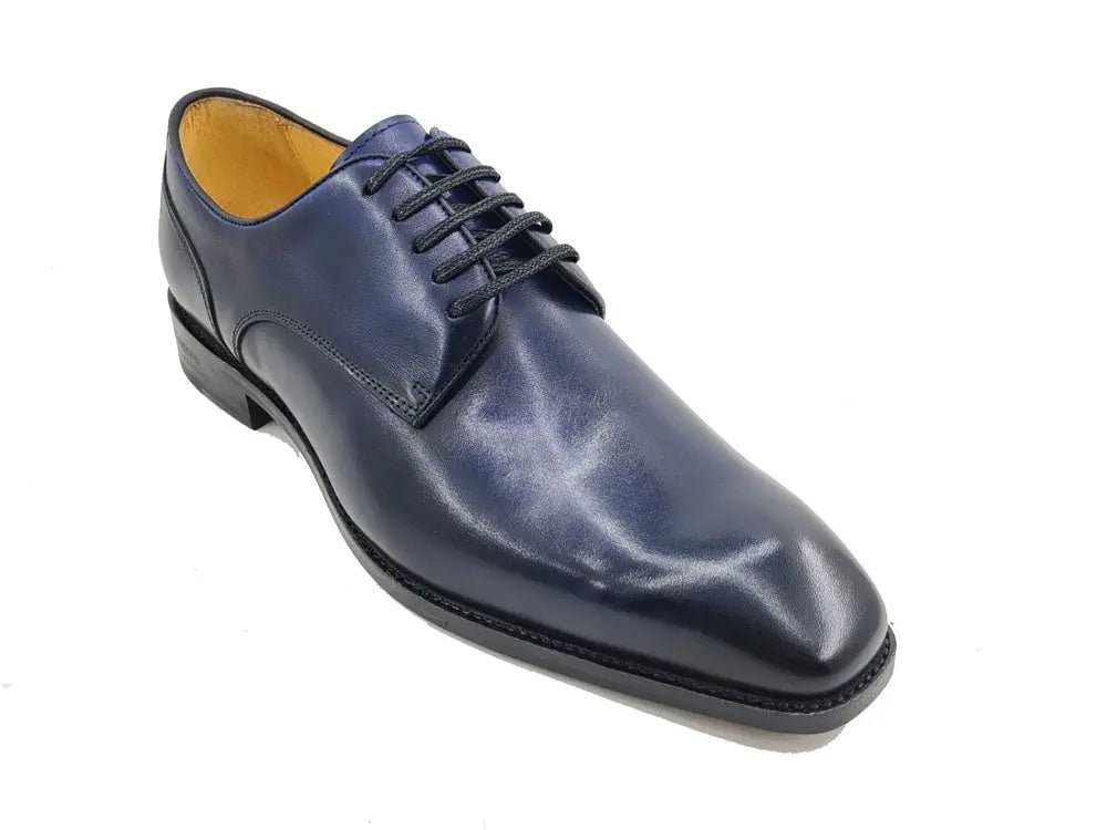 Carrucci Shoes Premium Burnished Blucher Oxford Calfskin KL90102