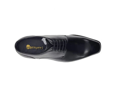 Carrucci Shoes Premium Burnished Blucher Oxford Calfskin KL90102