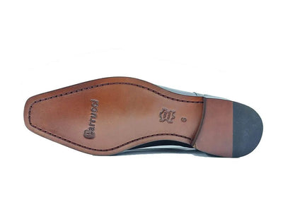 Carrucci Shoes Premium Burnished Blucher Oxford Calfskin KL90102