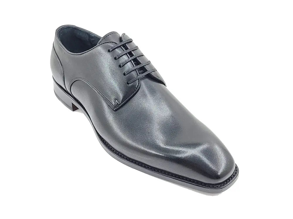 Carrucci Shoes Premium Burnished Blucher Oxford Calfskin KL90102