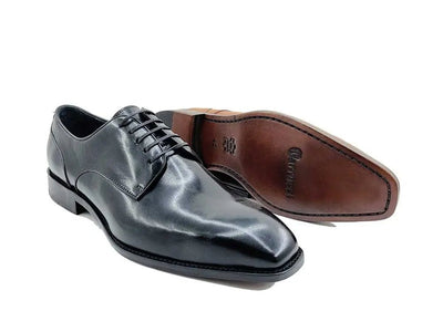 Carrucci Shoes Premium Burnished Blucher Oxford Calfskin KL90102