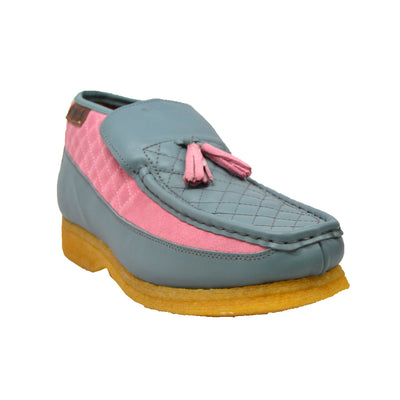 British Walkers Prince Men's All Leather Dress Shoes with Pink Tassel view 2