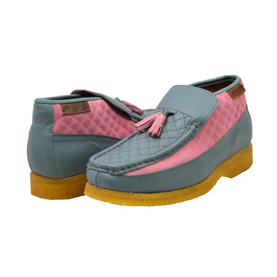 British Walkers Prince Men's All Leather Dress Shoes with Pink Tassel view 1