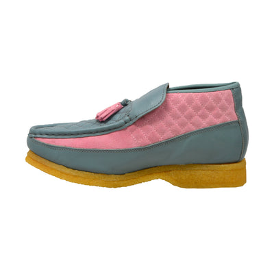 British Walkers Prince Men's All Leather Dress Shoes with Pink Tassel view 4
