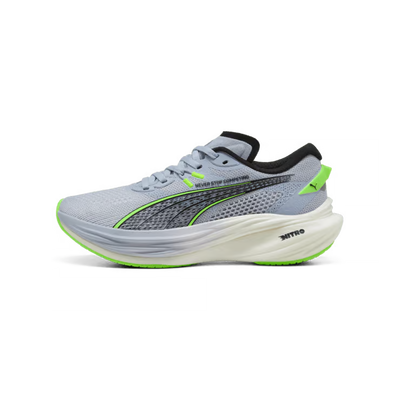 PUMA Deviate Nitro 3 HYROX Women's Running Shoes — Cool Weather/Green Glare