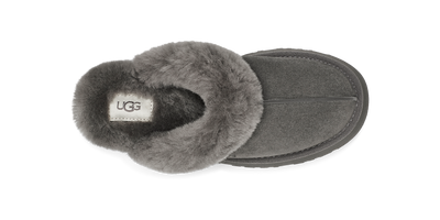 UGG Disquette Womens Platform Slippers — Charcoal Suede