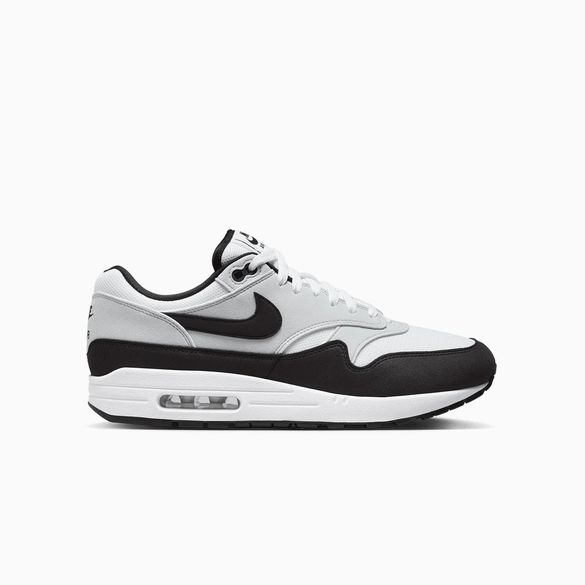 Nike Air Max 1 EasyOn Toddlers' (TD) Sneakers — White/Black/Pure Platinum Mesh Low-Top