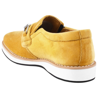 Liberty Zeno Rachel Kids Velvet Buckle semi casual Loafer detail view