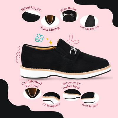Liberty Zeno Rachel Kids Velvet Buckle semi casual Loafer view 35