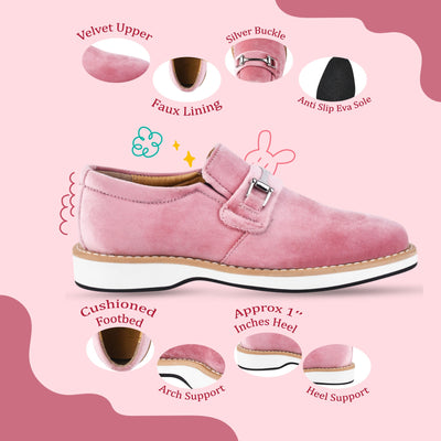 Liberty Zeno Rachel Kids Velvet Buckle semi casual Loafer view 26