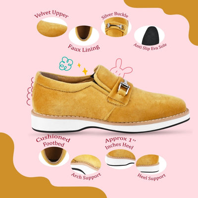 Liberty Zeno Rachel Kids Velvet Buckle semi casual Loafer