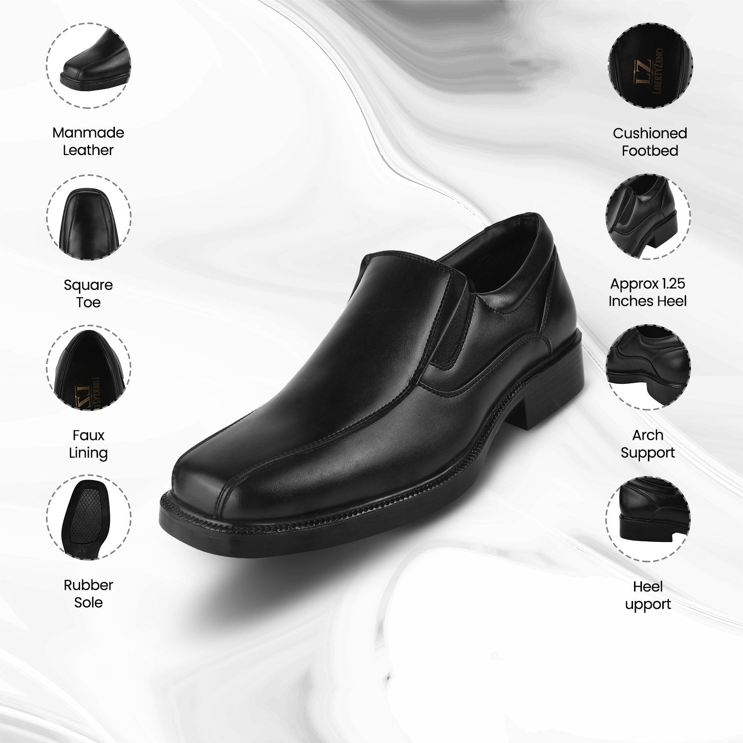 Ralph Mens Synthetic comfortable Slip on Casual Shoes