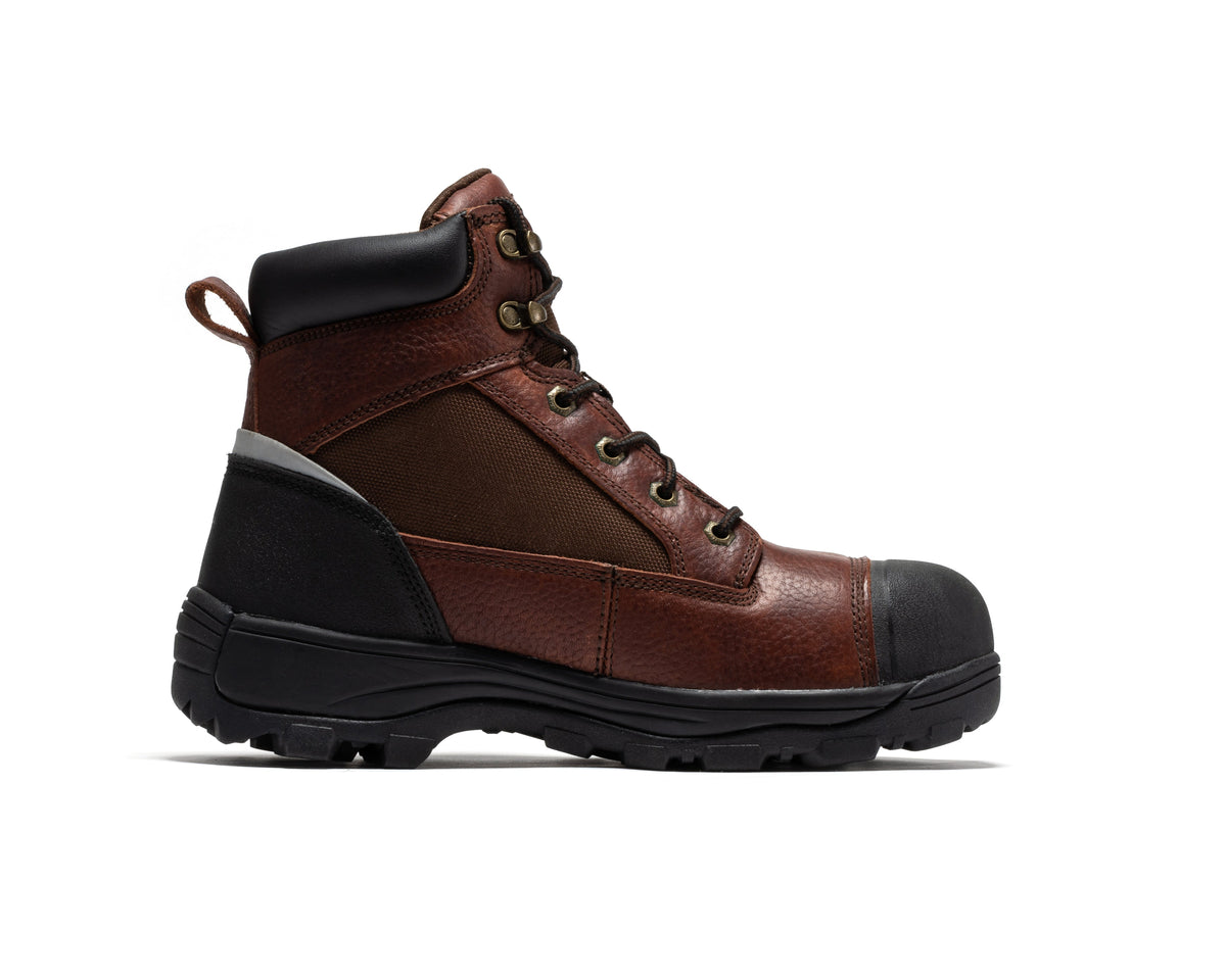ROCKROOSTER Daviston 6 inch Brown Composite Toe Waterproof Work Boots AT872 – product view 5