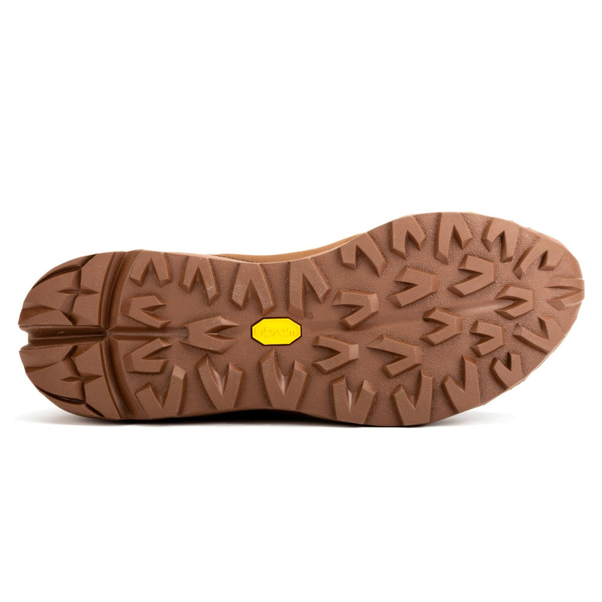 ROCKROOSTER Farmington Brown 6 Inch Waterproof Hiking Boots with VIBRAM® Outsole  OC21031 – sole view
