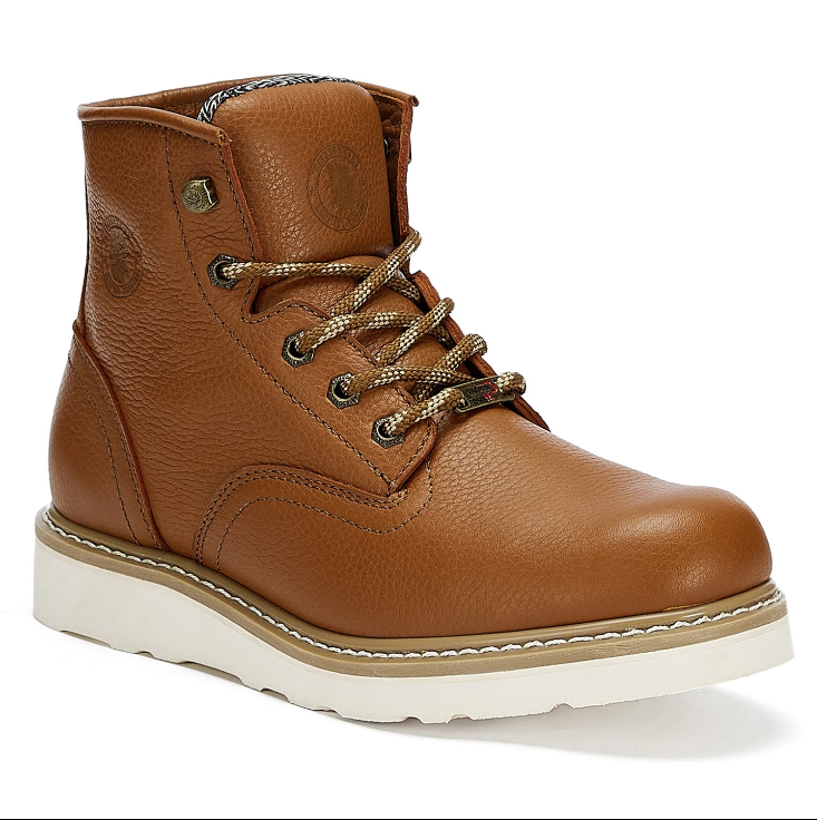 ROCKROOSTER Roberta Men's Wedge Work Boots, Safety Water Resistant Leather Boots, ASTM 2892 AP615 – product view 9