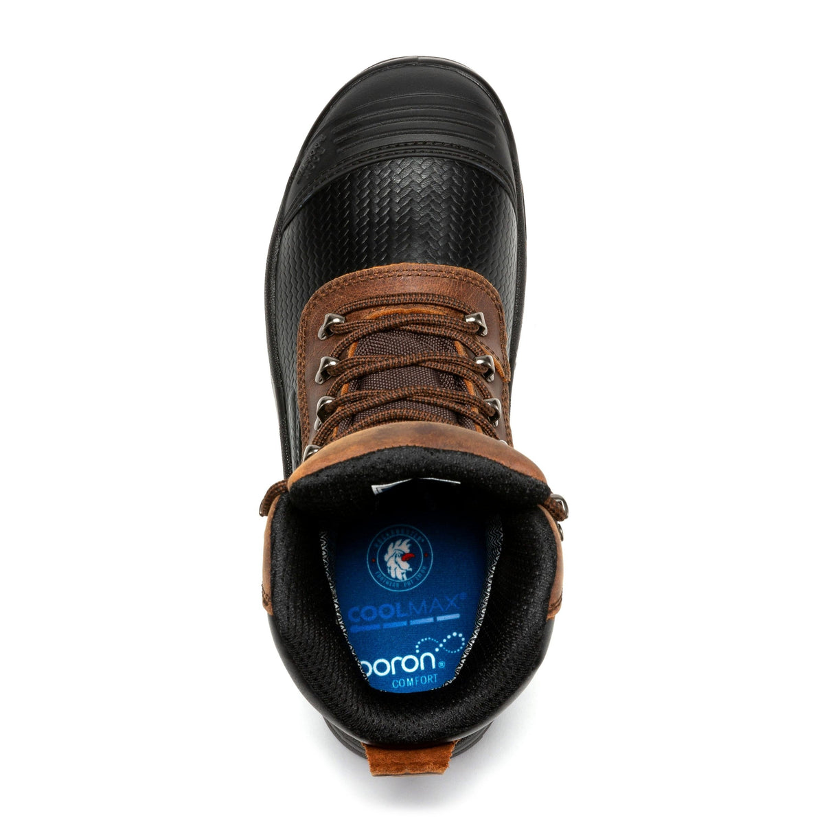 ROCKROOSTER Sedona 6 Inch Waterproof Steel Toe Leather Work Boots AK216 – product view 6