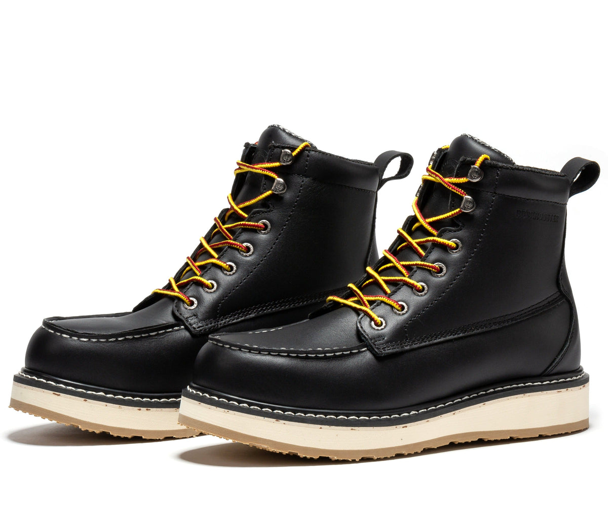 ROCKROOSTER Trinidad Men's 6 inch Black Steel Toe Wedge Work Boots SAP2301 – product view 9