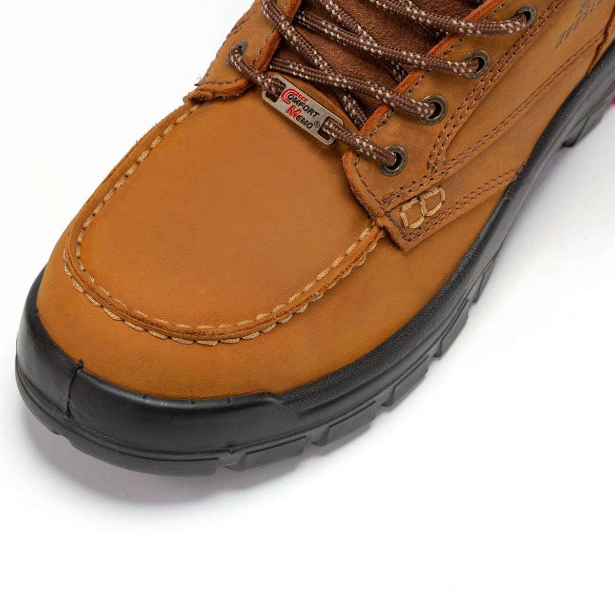 ROCKROOSTER Zumbro 6 inch Wide Steel Toe, Rubber Outsole, EH Protection,, ASTM 2413, Work Boots AK370 – sole view