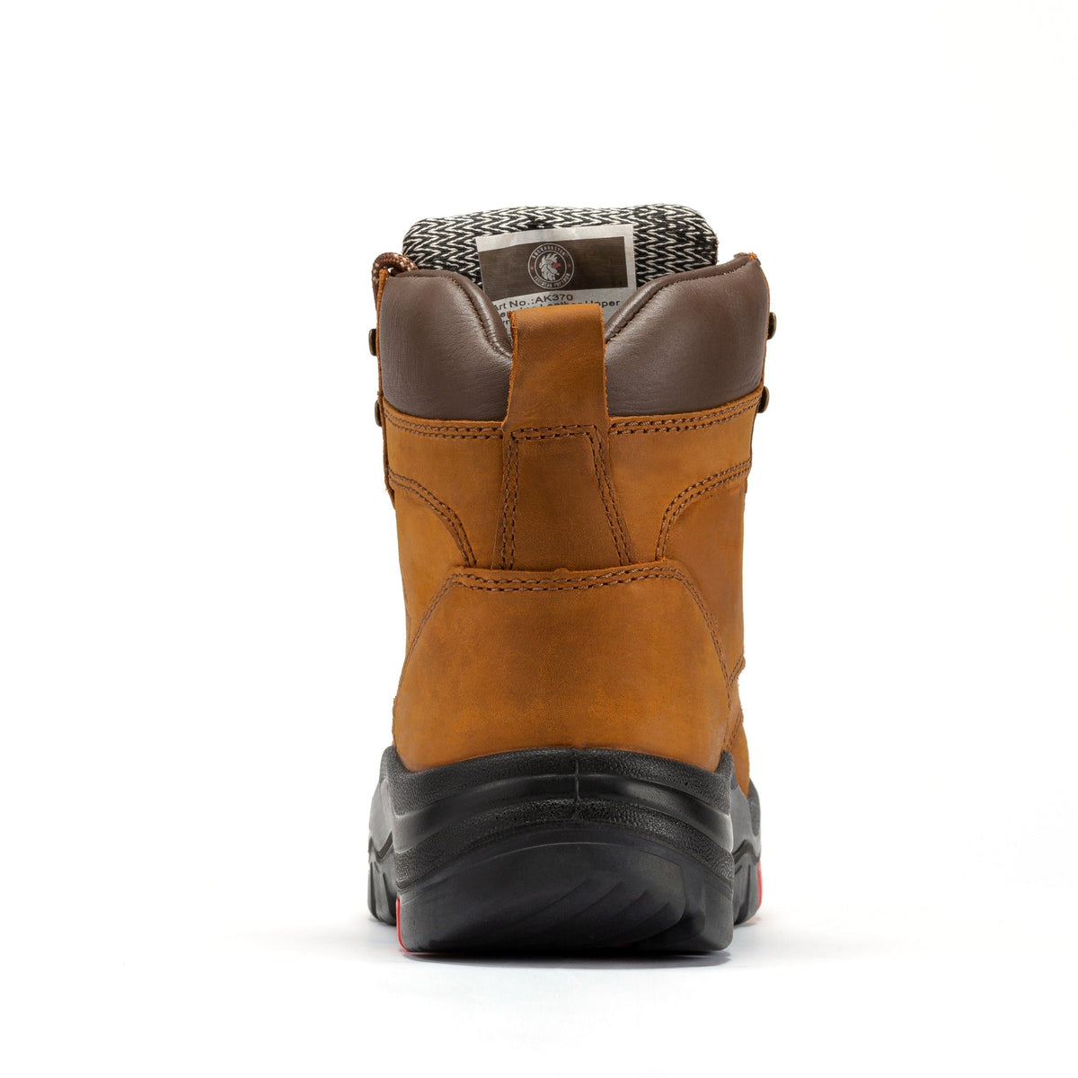 ROCKROOSTER Zumbro 6 inch Wide Steel Toe, Rubber Outsole, EH Protection,, ASTM 2413, Work Boots AK370 – sole view