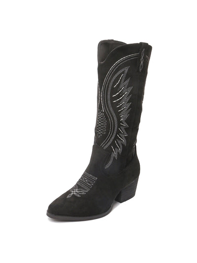 Roundup - Tall | Black Suede