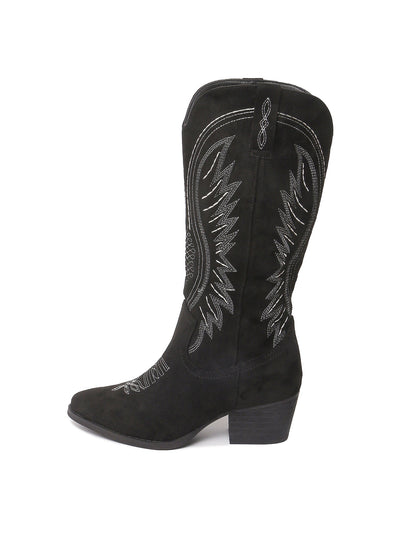 Roundup - Tall | Black Suede