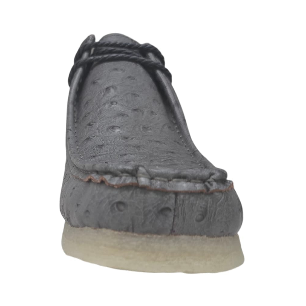 British Walkers Walker Royal Gator chukka boots in gray, front view