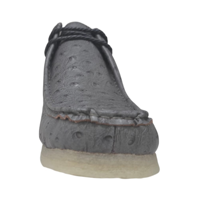 British Walkers Walker Royal Gator chukka boots in gray, front view