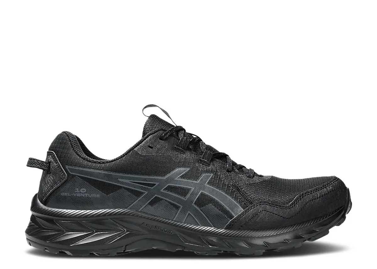 ASICS GEL-VENTURE 10 Mens Trail Running Shoes — Black/Graphite Grey