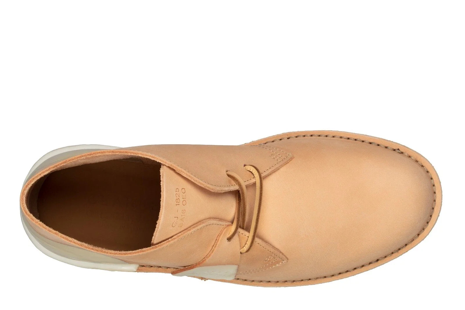 [26159091] MENS CLARKS DESERT BOOT 'NATURAL WHITE'