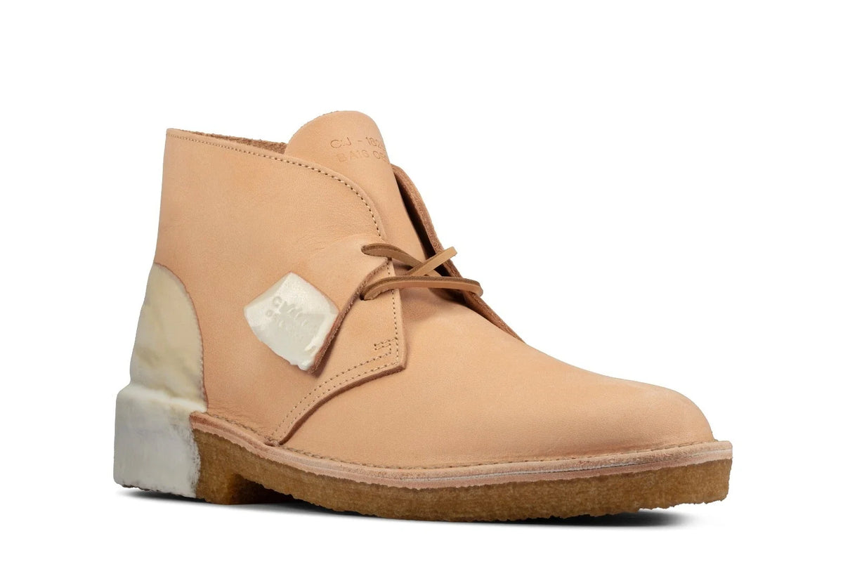 Clarks Originals Desert Boot 'Natural White' Men's Natural/White Leather 26159091 — product view 2